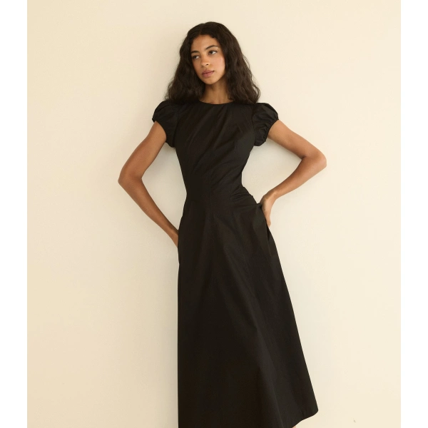 Doen Rivelle Dress in Black | Maxi Dresses | Coveti, view 2