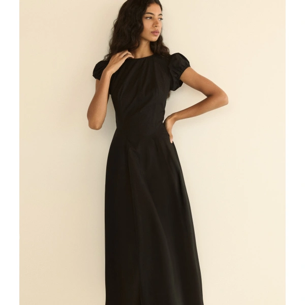 Doen Rivelle Dress in Black | Maxi Dresses | Coveti, view 4