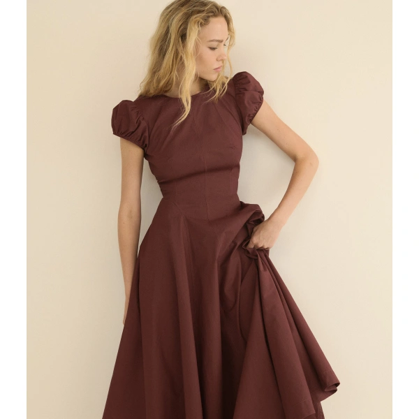 Doen Rivelle Dress in Dahlia | Maxi Dresses | Coveti, view 4