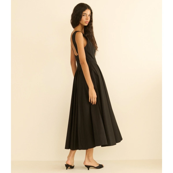Doen Rivière Dress in Black | Maxi Dresses | Coveti, view 5