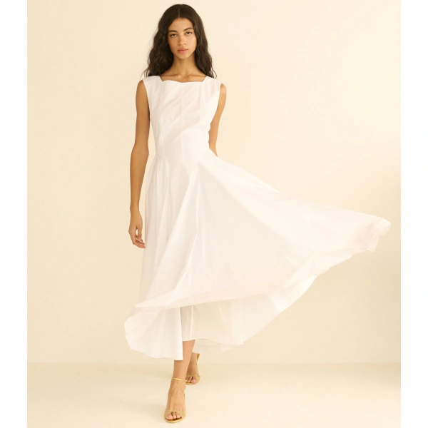 Doen Rivière Dress in Salt | Maxi Dresses | Coveti, view 4