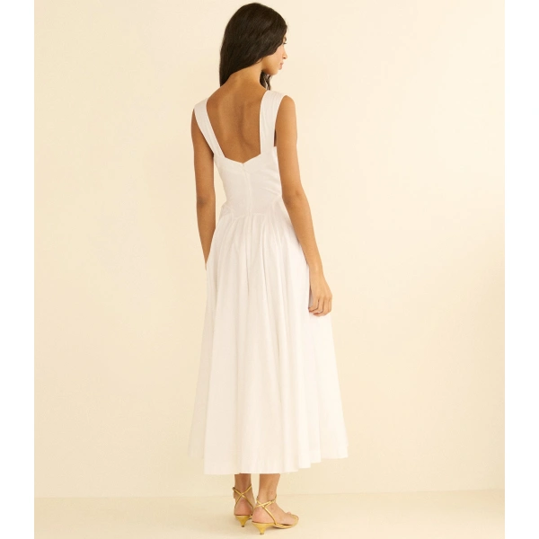 Doen Rivière Dress in Salt | Maxi Dresses | Coveti, view 6
