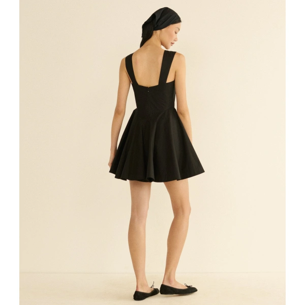 Doen Riviette Dress in Black | Mini Dresses | Coveti, view 4