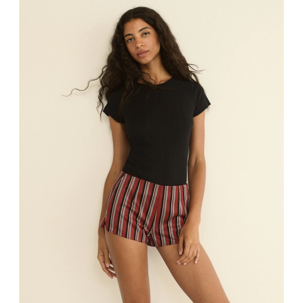 Doen Rocco Short in Tremezzo Stripe | Shorts | Coveti, view 2