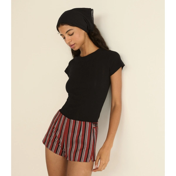 Doen Rocco Short in Tremezzo Stripe | Shorts | Coveti, view 3