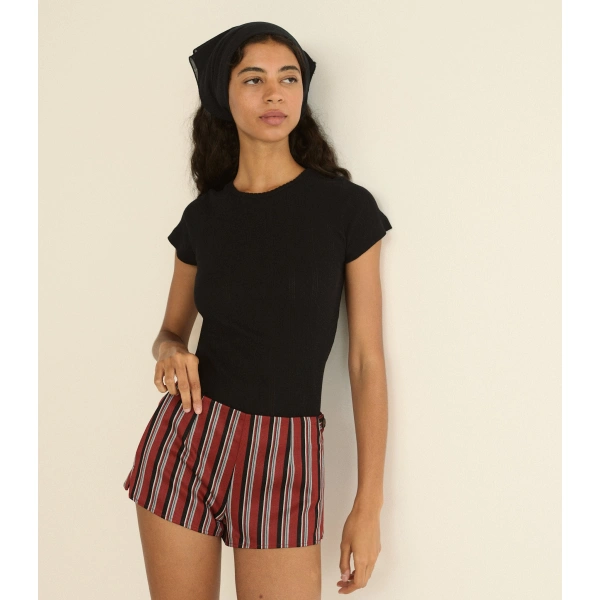 Doen Rocco Short in Tremezzo Stripe | Shorts | Coveti, view 4