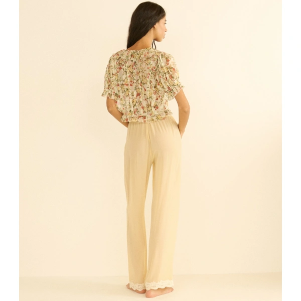 Doen Salona Top in Cerise et Fleur | Blouses | Coveti, view 5