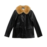 Doen Seville Leather Jacket in Black | Leather Jackets | Coveti