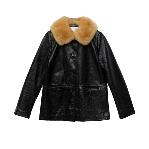 Seville Leather Jacket in Black