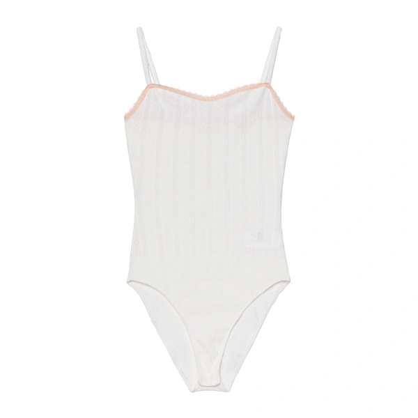 Doen Shona Bodysuit in Salt | Bodysuits | Coveti