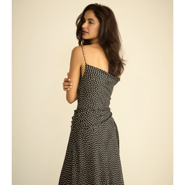 Doen Silvanie Dress in Camille Dot | Midi Dresses | Coveti, view 5