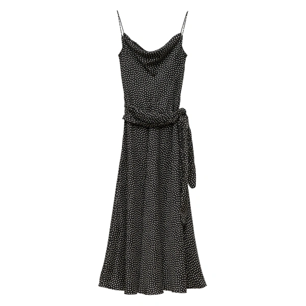 Doen Silvanie Dress in Camille Dot | Midi Dresses | Coveti