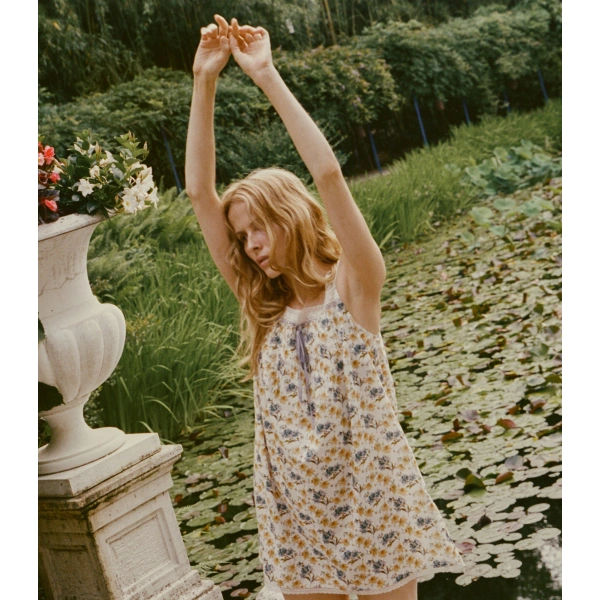 Doen Sirona Dress in Narcissus Bloom | Midi Dresses | Coveti, view 4