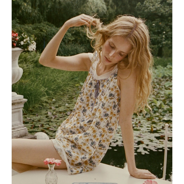 Doen Sirona Dress in Narcissus Bloom | Midi Dresses | Coveti, view 5
