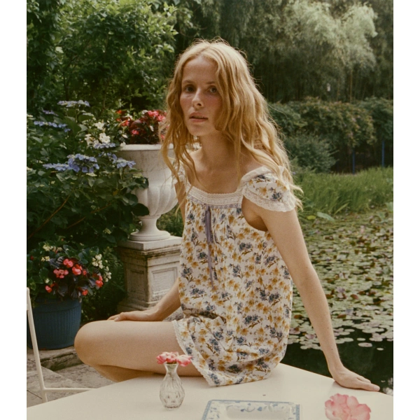Doen Sirona Dress in Narcissus Bloom | Midi Dresses | Coveti, view 6