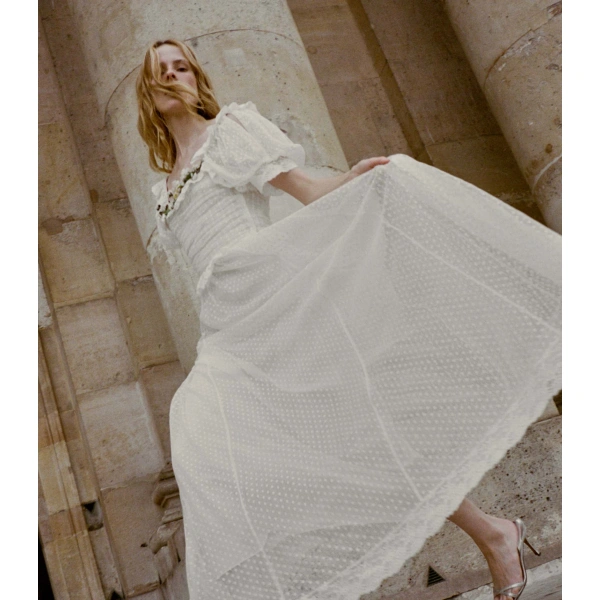 Doen Sol Anniversary Dress in Salt | Maxi Dresses | Coveti, view 5