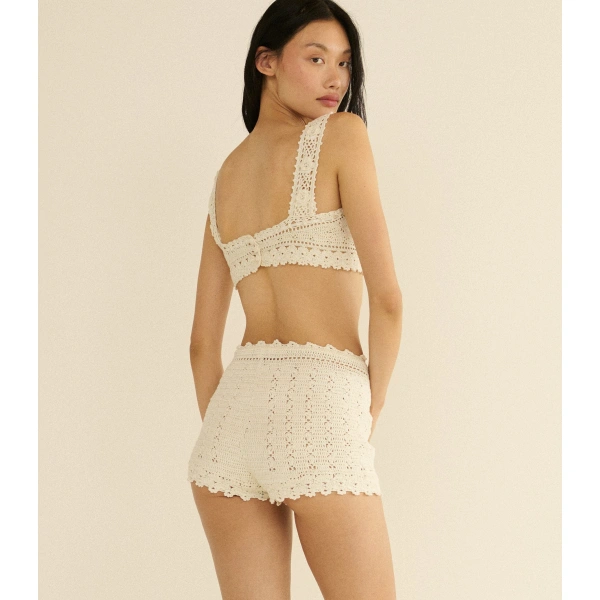 Doen Soria Top in Pearl | Blouses | Coveti, view 5