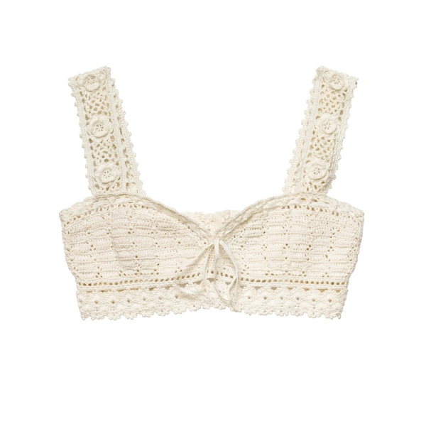Doen Soria Top in Pearl | Blouses | Coveti