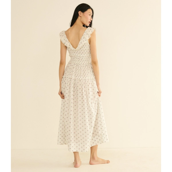 Doen Sorina Dress in Petit Posy Calico | Maxi Dresses | Coveti, view 5