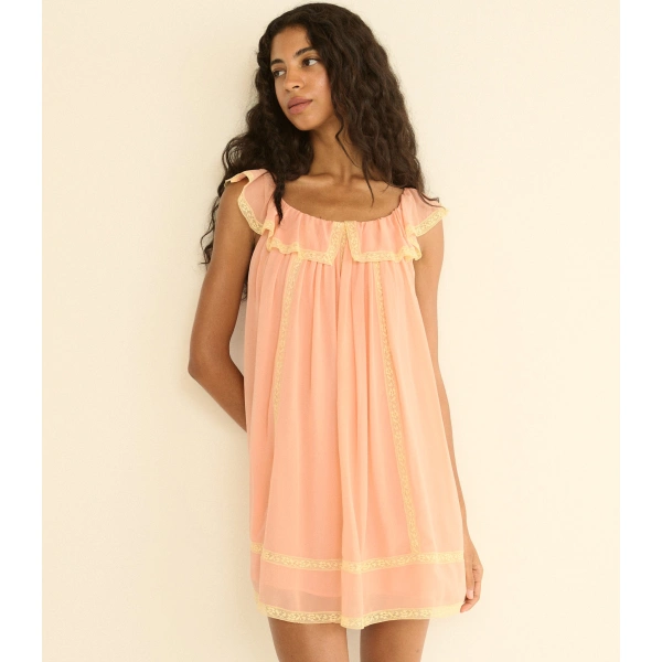 Doen Suzette Dress in Boudoir Pink | Midi Dresses | Coveti, view 4