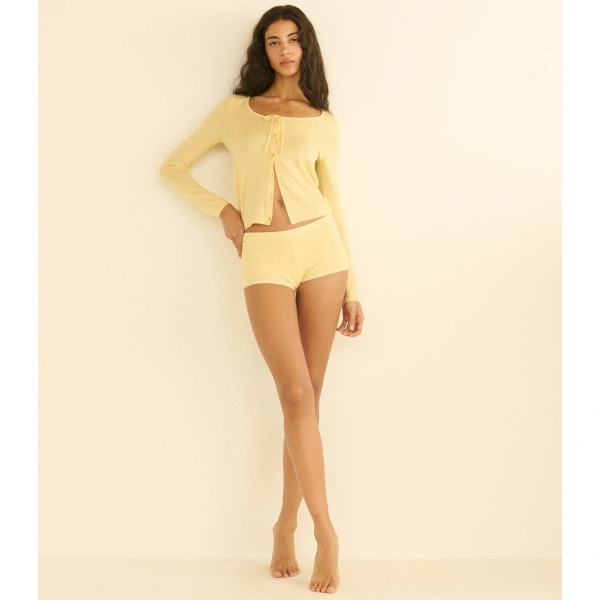 Doen Tavia Short in Citrone | Shorts | Coveti, view 6