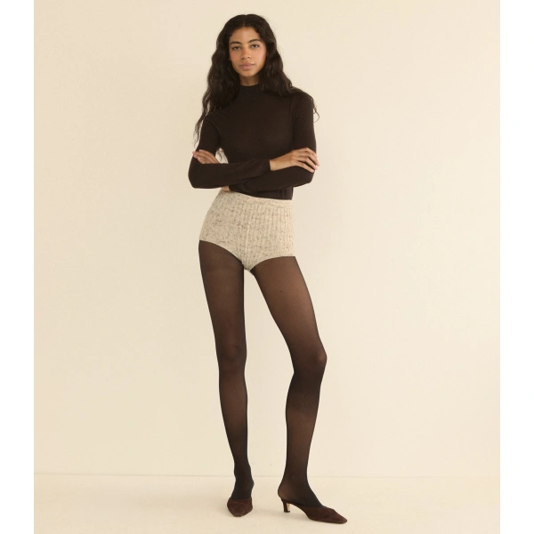 Doen Tavia Short in Sabbia Melange | Shorts | Coveti, view 2