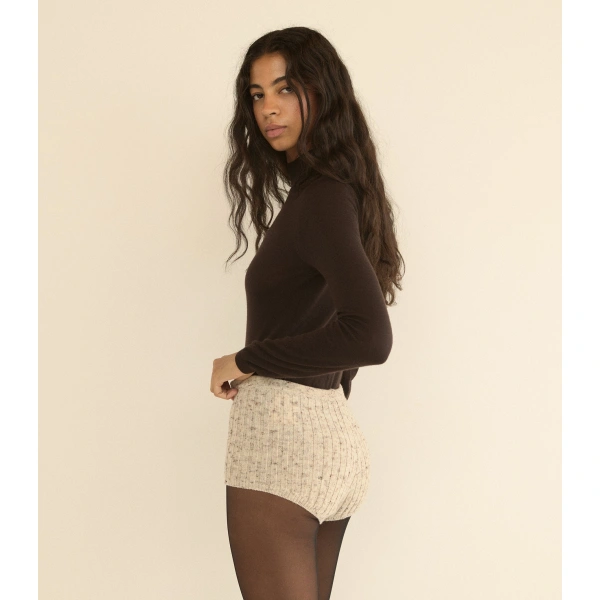 Doen Tavia Short in Sabbia Melange | Shorts | Coveti, view 4