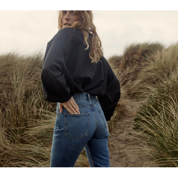 Doen The Jane Blouse in Black | Blouses | Coveti, view 4