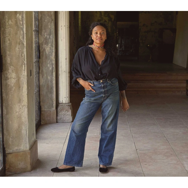 Doen The Jane Blouse in Black | Blouses | Coveti, view 5