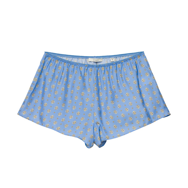 Thelma Short in Periwinkle Cadiz Foulard