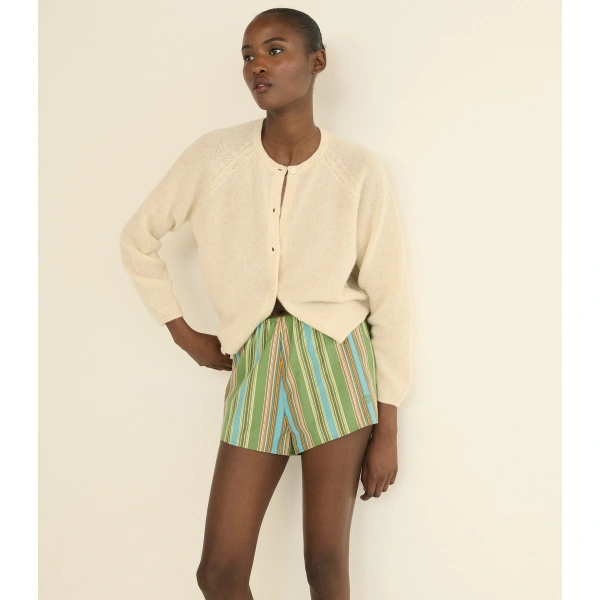 Doen Thelma Short in Saint-Ouen Stripe | Shorts | Coveti, view 2
