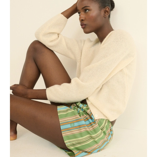 Doen Thelma Short in Saint-Ouen Stripe | Shorts | Coveti, view 5