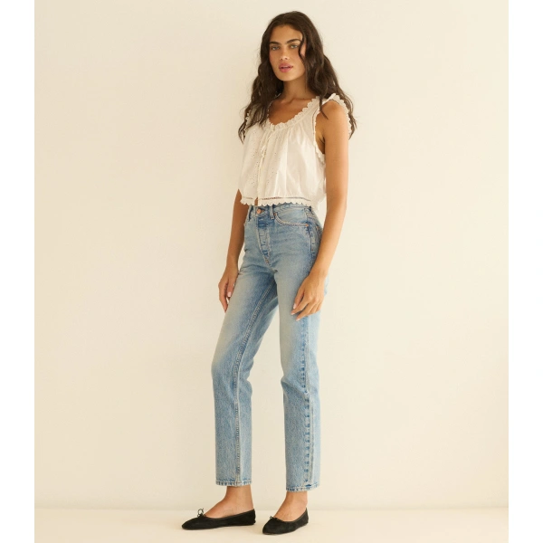 Doen Traveler Top in Salt | Blouses | Coveti, view 4