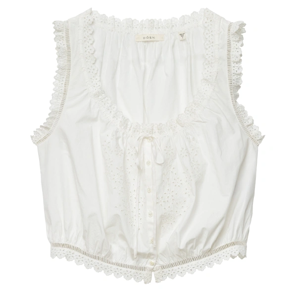 Doen Traveler Top in Salt | Blouses | Coveti