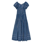 Doen Valenne Dress in Dorset Plaid | Maxi Dresses | Coveti