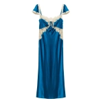 Doen Valline Dress in Sapphire | Midi Dresses | Coveti
