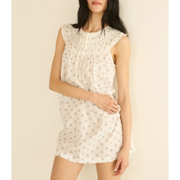 Doen Verity Dress in Petit Posy Calico | Midi Dresses | Coveti, view 2