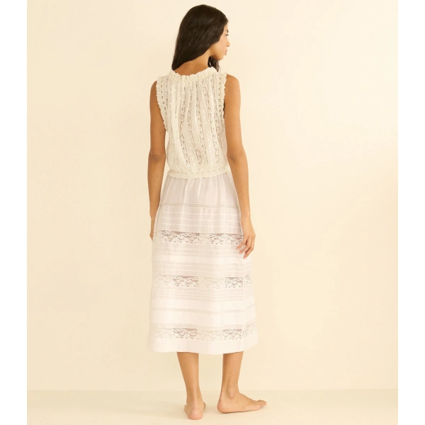 Doen Vetiver Top in Salt | Blouses | Coveti, view 5