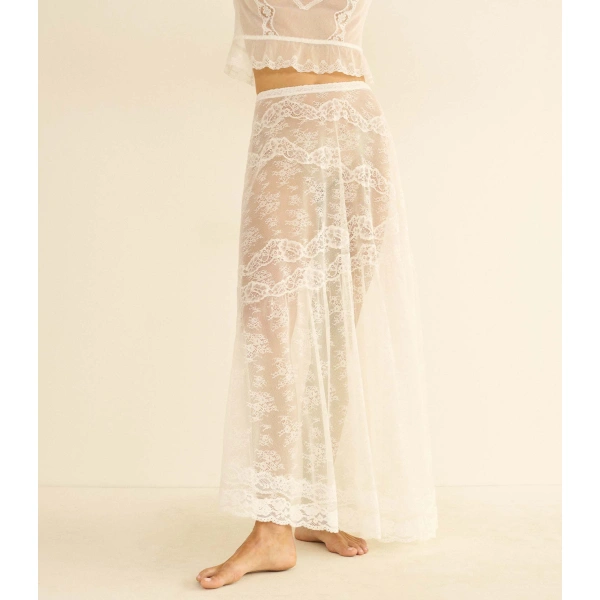 Doen Victoriana Skirt in Salt | Maxi Skirts | Coveti, view 6