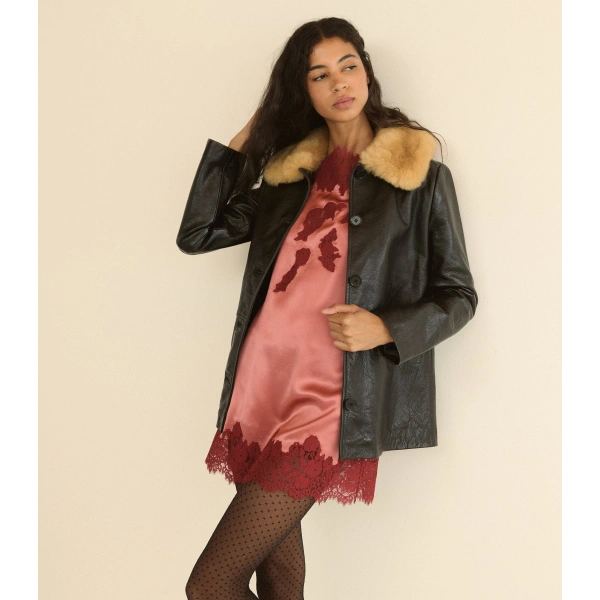 Doen Vida Dress in Mirage Pink | Midi Dresses | Coveti, view 6
