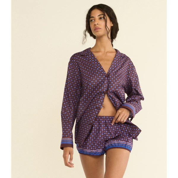 Doen Vienna Short in Menorca Foulard | Pyjamas | Coveti, view 4