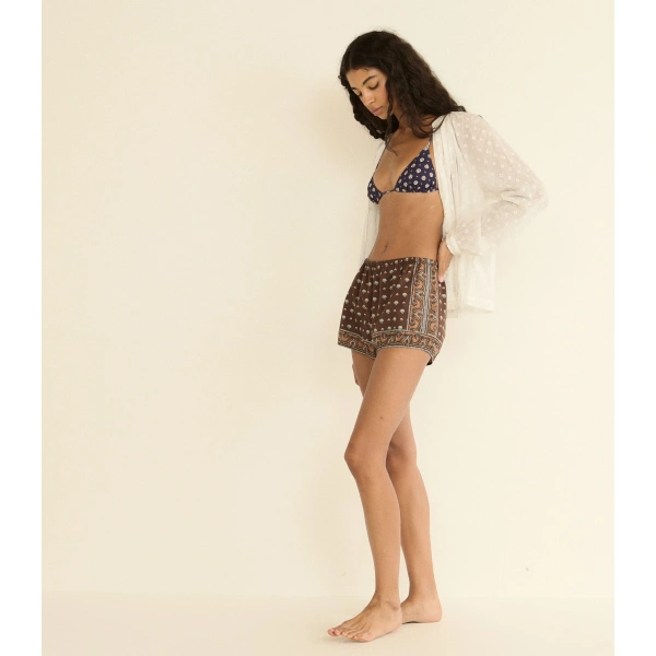 Doen Vienna Short in Terre Foulard de la Mer | Shorts | Coveti, view 4