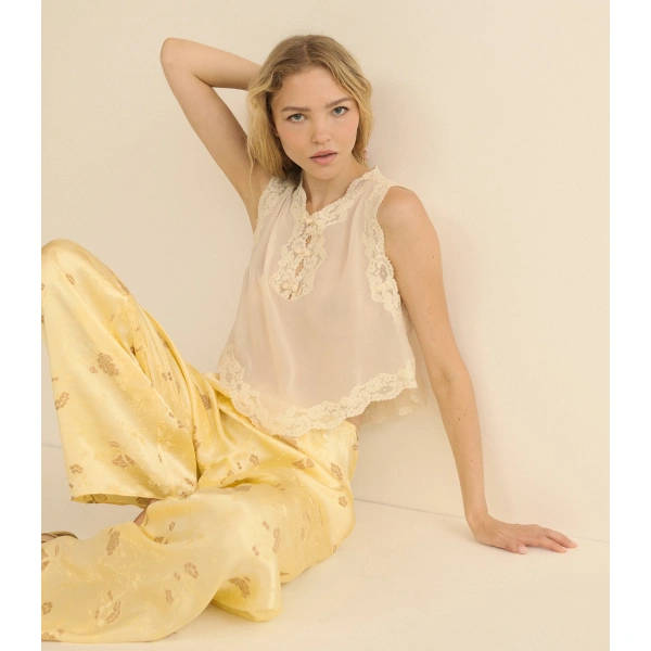 Doen Viola Top in Candlelight | Blouses | Coveti, view 5