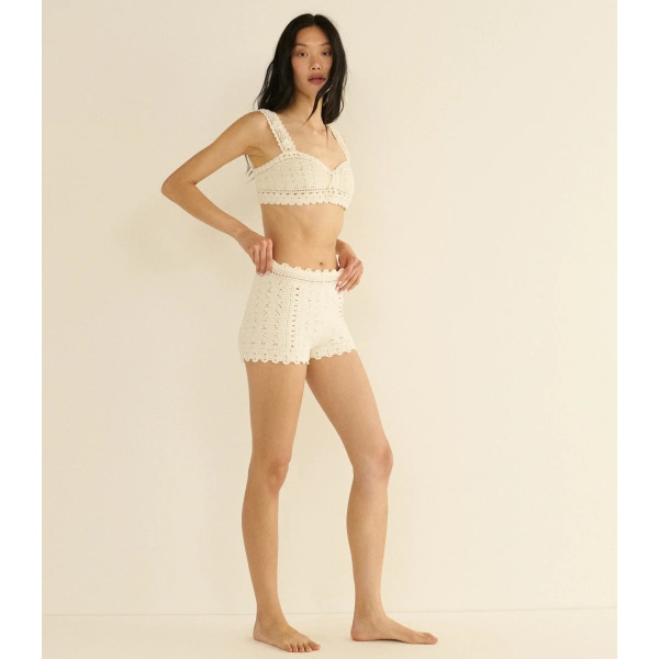 Doen Vista Short in Pearl | Shorts | Coveti, view 3