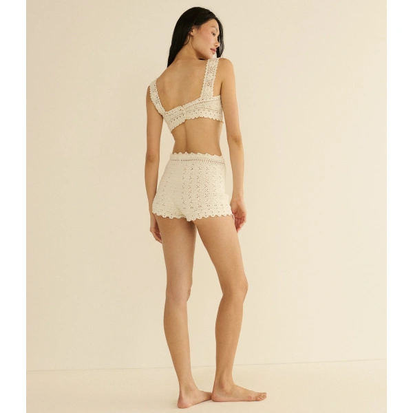 Doen Vista Short in Pearl | Shorts | Coveti, view 6