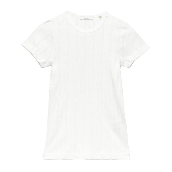 Vivi Tee in Salt Quelle Jolie Pointelle