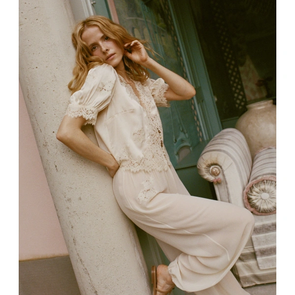 Doen Yaria Pant in Candlelight | Pants | Coveti, view 6