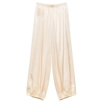 Doen Yaria Silk Satin Pant in Candlelight | Pants | Coveti