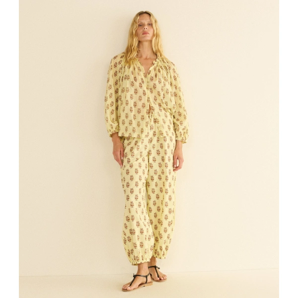 Doen Yarrow Pant in Dandelion Grove | Pants | Coveti, view 3