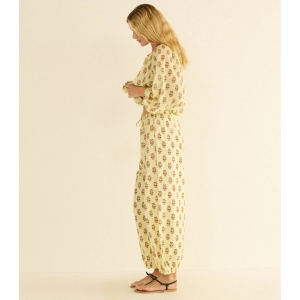 Doen Yarrow Pant in Dandelion Grove | Pants | Coveti, view 4